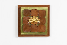 Decor The Wall | Lotus Composition In A Wooden Block