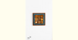 Decor The Wall | Bird Composition In A Wooden Block