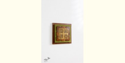Decor The Wall | Wall Frame With Jaali Composition In A Wooden Block