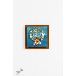 Decor The Wall | Wall Frame With One Leaf And Flower Composition