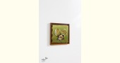 shop Wall Frame With Two Leaves  And Flower Composition