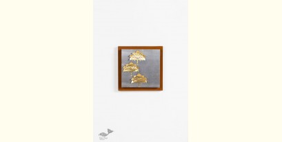 Decor The Wall | Wall Frame With Three Lotus Composition