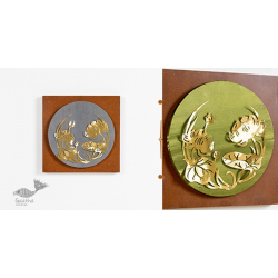 Decor The Wall | Lotus Composition In A Circular Dial