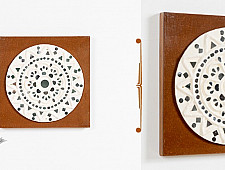 Decor The Wall | Mud Frame With Geometric Composition