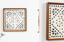 Decor The Wall | Mud Frame With Geometric Composition