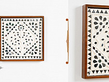 Decor The Wall | Mud Frame With Geometric Composition
