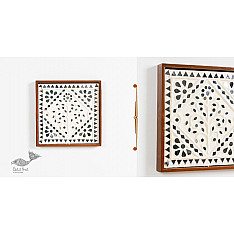 Decor The Wall | Mud Frame With Geometric Composition