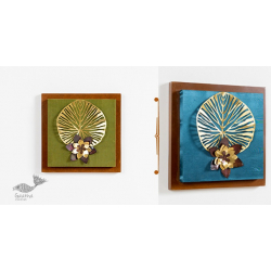 Decor The Wall | Wall Frame With One Leaf And Flower Composition