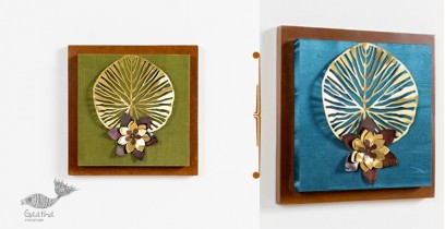 Decor The Wall | Wall Frame With One Leaf And Flower Composition