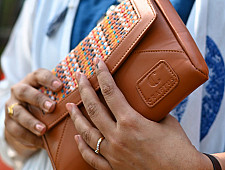 Zany Bags | Panja Dhurrie Purse- Brown