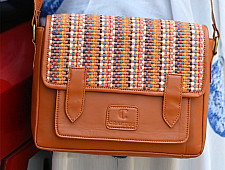 Zany Bags | Panja Dhurrie Tote Bag - Brown