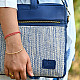 shop Panja Dhurrie Laptop Bag - Blue