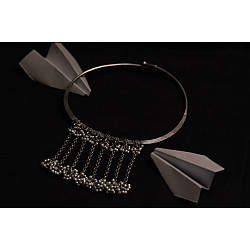 रेवती ✽ Ghunghru Hasli with Pearl Hangings ✽ Necklace ✽ 1