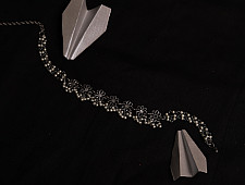 रेवती ✽ Floral Choker with Pearl Strings ✽ Necklace ✽ 7