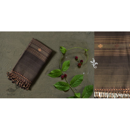 Handwoven cotton bhujodi weaving stoles from kutch