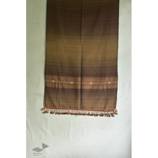 Handwoven cotton bhujodi weaving stoles from kutch