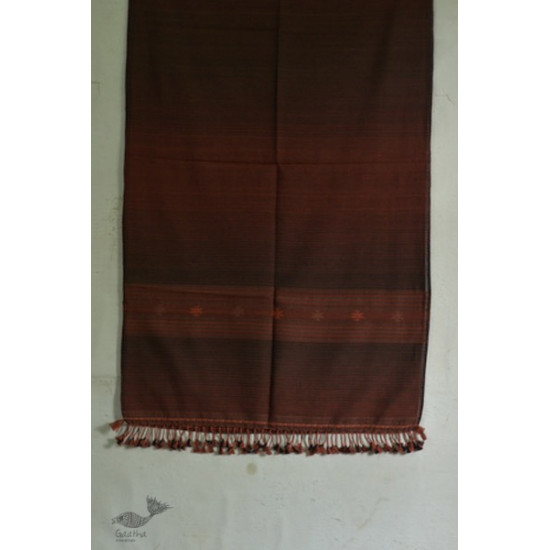 Handwoven cotton bhujodi weaving stoles from kutch