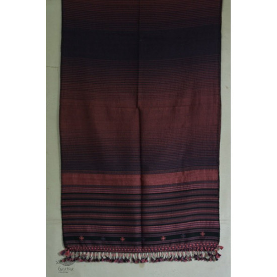 Handwoven cotton bhujodi weaving stoles from kutch