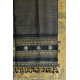 Handwoven kala cotton bhujodi weaving stoles from kutch