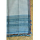 Handwoven kala cotton bhujodi weaving stoles from kutch