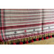 Handwoven kala cotton bhujodi weaving stoles from kutch