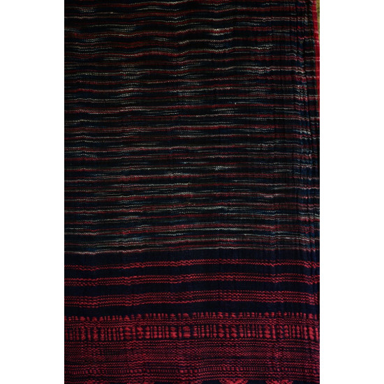 Handwoven kala cotton bhujodi weaving stoles from kutch