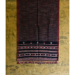 Beyond The Basics ✜ Handwoven Bhujodi Kala Cotton Stole ✜ 15