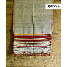 Beyond The Basics ✜ Handwoven Bhujodi Kala Cotton Stole (Two Option) ✜ 17