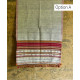 Handwoven kala cotton bhujodi weaving stoles from kutch