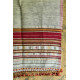 Handwoven kala cotton bhujodi weaving stoles from kutch