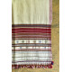 Handwoven kala cotton bhujodi weaving stoles from kutch