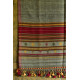 Handwoven kala cotton bhujodi weaving stoles from kutch