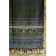 Handwoven kala cotton bhujodi weaving stoles from kutch