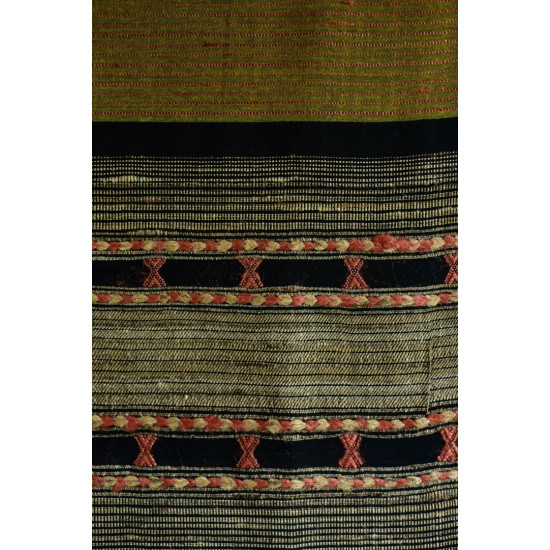 Handwoven Cotton & tussar silk bhujodi weaving stoles from kutch