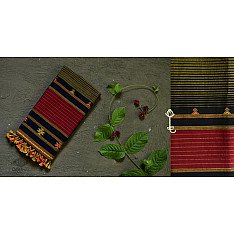 Beyond The Basics ✜ Handwoven Bhujodi Cotton Stole ✜ 16A