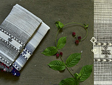 Beyond The Basics ✜ Handwoven Bhujodi Kala Cotton Stole (Two Option) ✜ 8