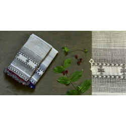 Beyond The Basics ✜ Handwoven Bhujodi Kala Cotton Stole (Two Option) ✜ 8