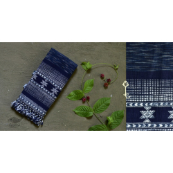 Beyond The Basics ✜ Handwoven Bhujodi Kala Cotton Stole ✜ 12