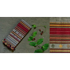 Beyond The Basics ✜ Handwoven Bhujodi Kala Cotton Stole ✜ 17C