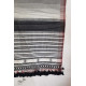 Handwoven kala cotton bhujodi weaving stoles from kutch