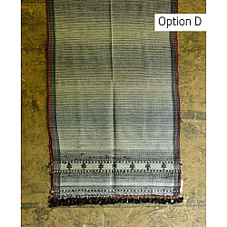 Beyond The Basics ✜ Handwoven Bhujodi Cotton & Tussar Silk Stole (Three Options) ✜ 20C