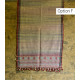 Handwoven Cotton & tussar silk bhujodi weaving stoles from kutch