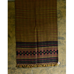 Beyond The Basics ✜ Handwoven Bhujodi Cotton & Tussar Silk Stole ✜ 25