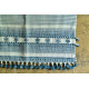 Handwoven Cotton Silk  bhujodi weaving stoles from kutch