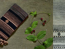 Beyond The Basics ✜ Handwoven Bhujodi Cotton & Tussar Silk Stole (Three Options) ✜ 20C