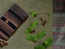 Beyond The Basics ✜ Handwoven Bhujodi Cotton & Tussar Silk Stole (Three Options) ✜ 20G