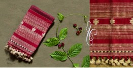 Beyond The Basics ✜ Handwoven Bhujodi Cotton & Tussar Silk Stole ✜ 26