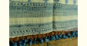 Handwoven Cotton linen bhujodi weaving stoles from kutch