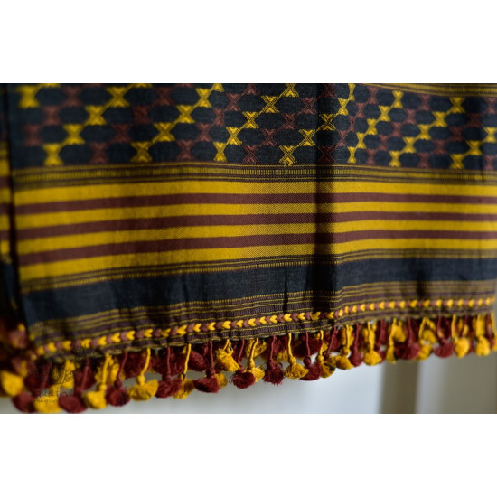 shop online Cotton bhujodi handwoven cotton dupatta 4