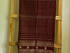 Breezy Mangroves ❧ Handwoven Bhujodi Cotton Tussar Silk Dupatta (Three Options) ☙ 8